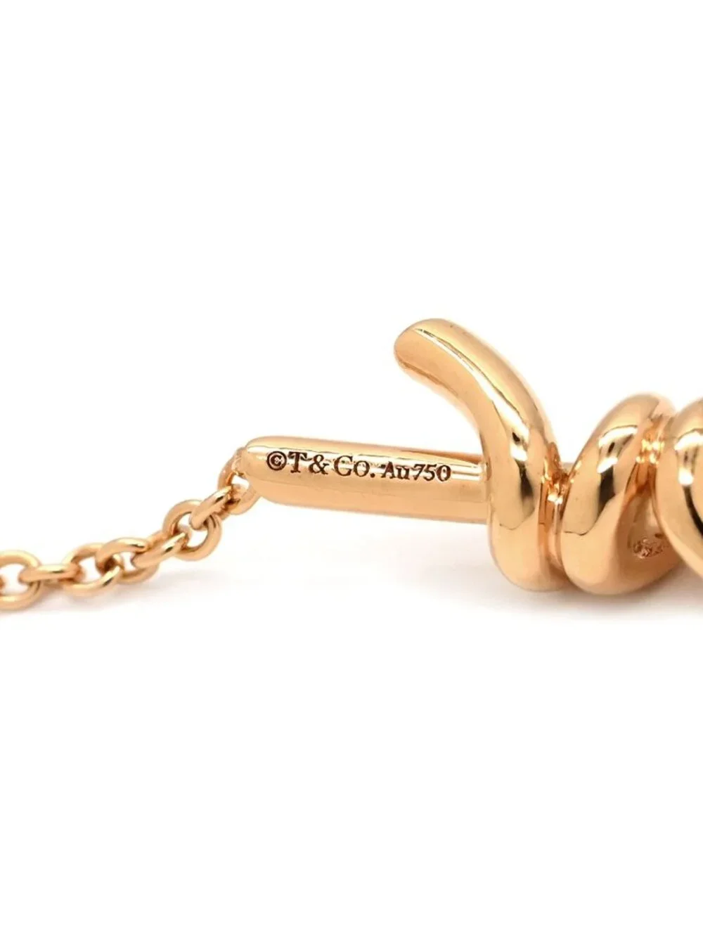 Tiffany & Co Bracelet Knot Rose Gold Pink PG